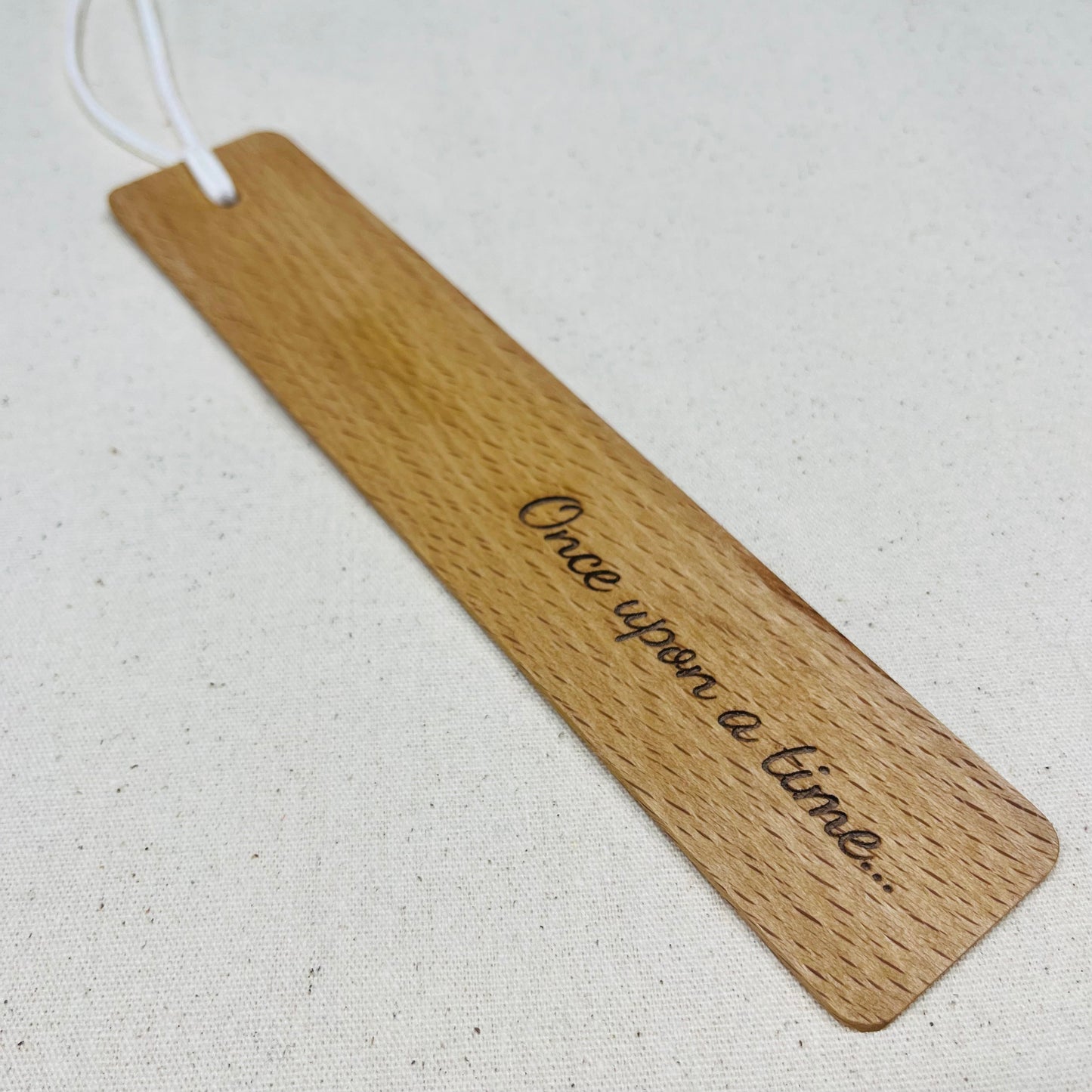 Once upon a time... - Engraved Bookmark