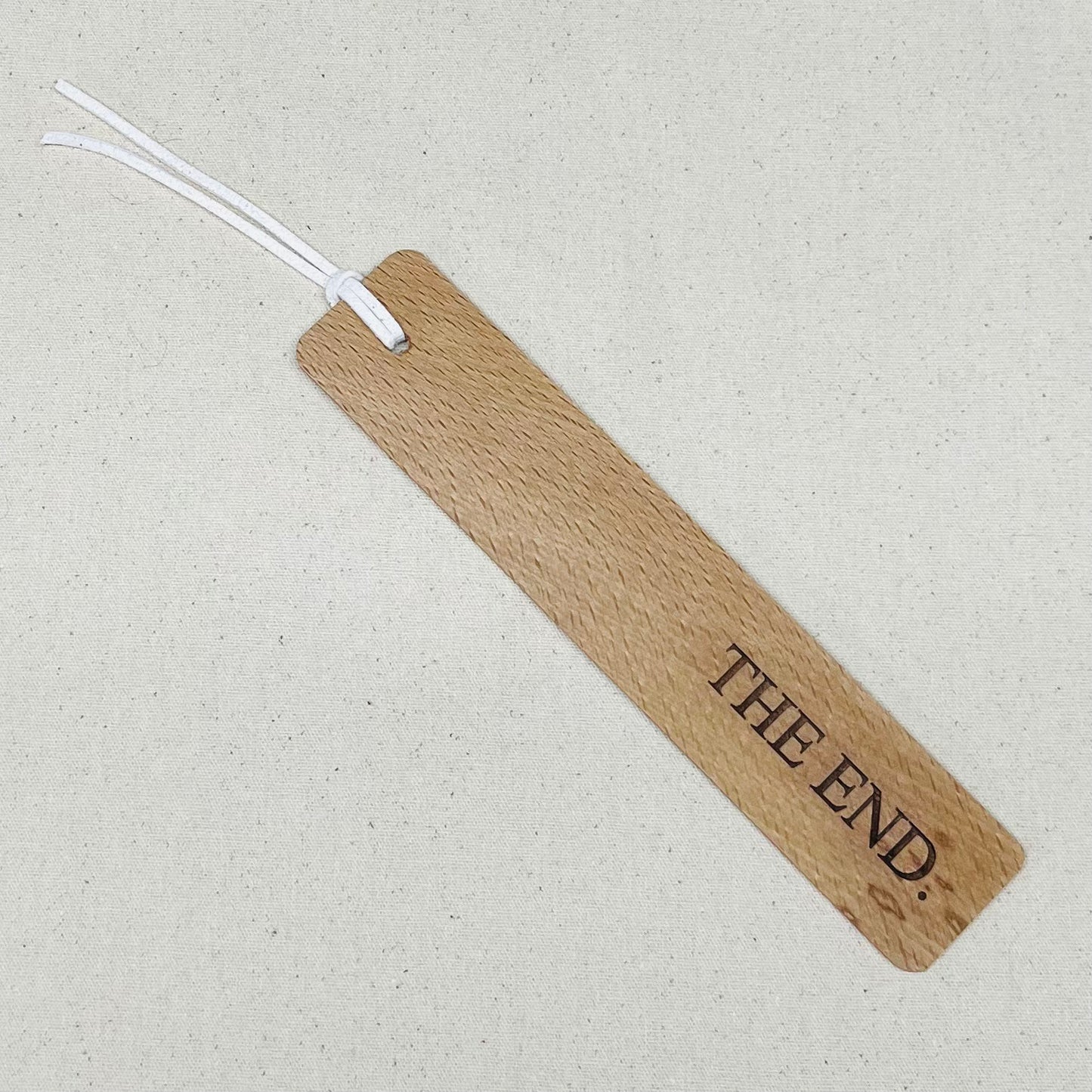 The End. - Engraved Bookmark