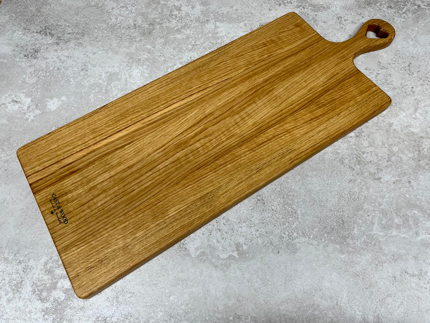 Extra Large Oak Serving Platter - If you can read this the snacks are gone...