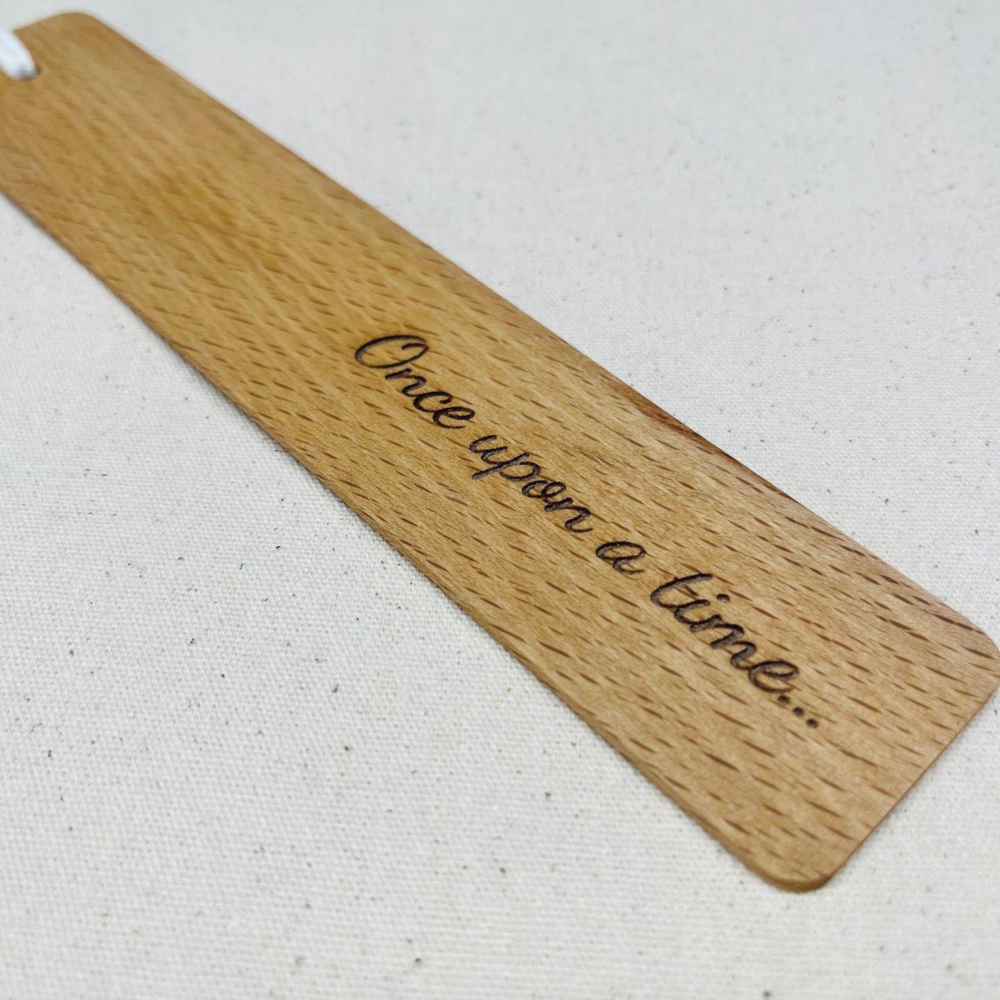 Once upon a time... - Engraved Bookmark