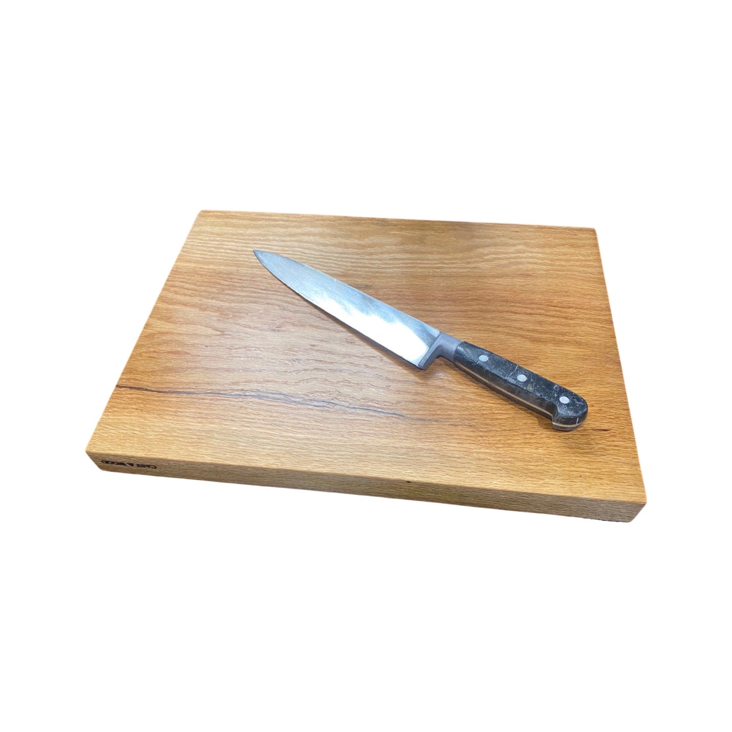 Solid Oak Chopping Board with Hand Carved Tree