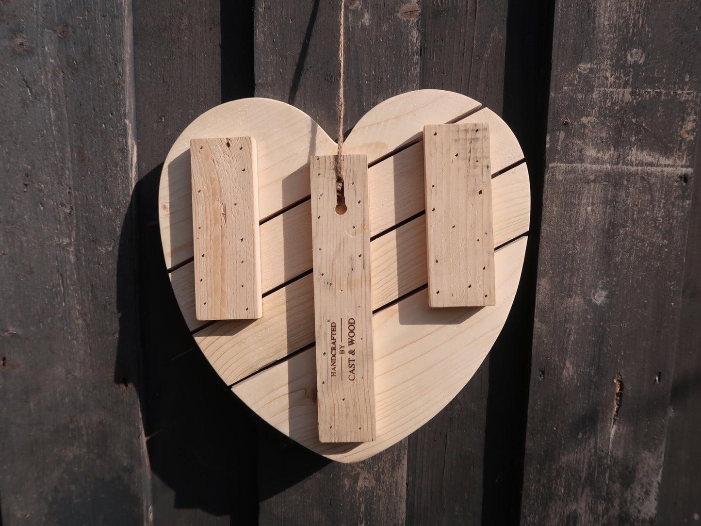 Decorative Wooden Heart - 3 Sizes