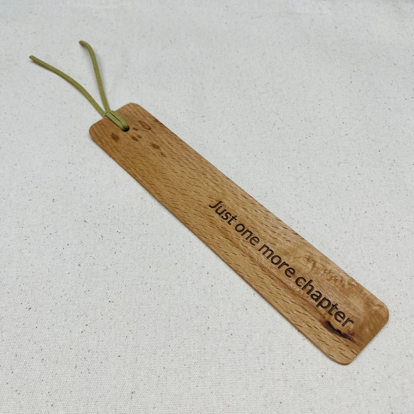 Just one more chapter - Engraved Bookmark