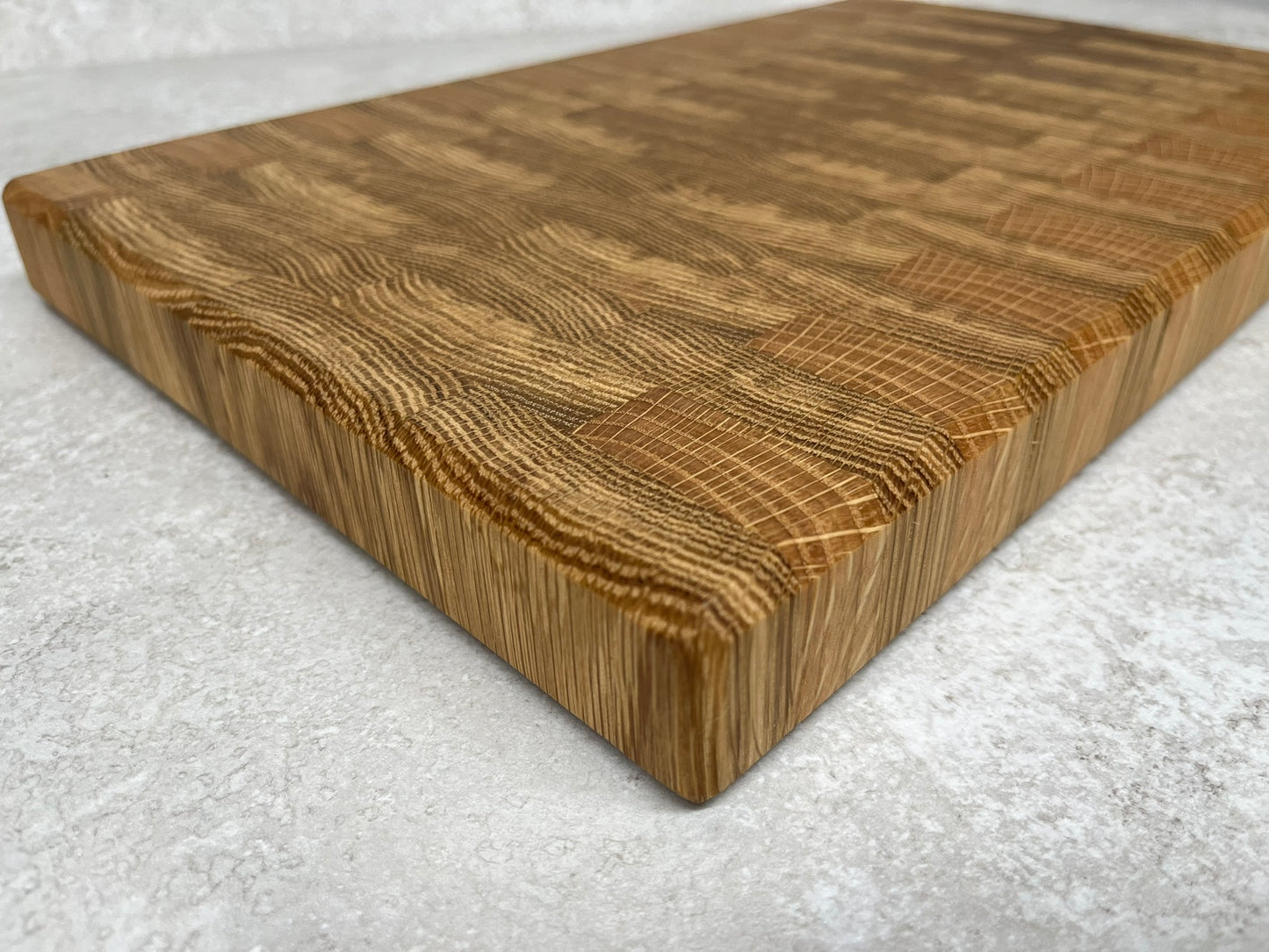 Large Solid Oak End Grain Chopping Board
