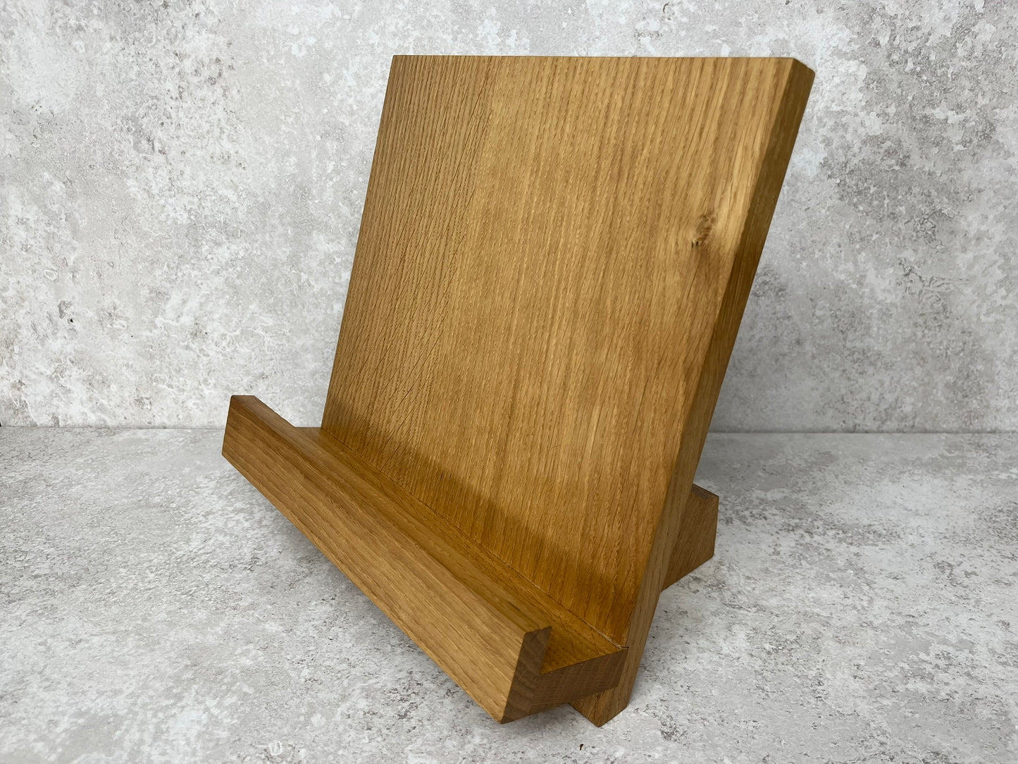 Solid Oak Cookbook Stand