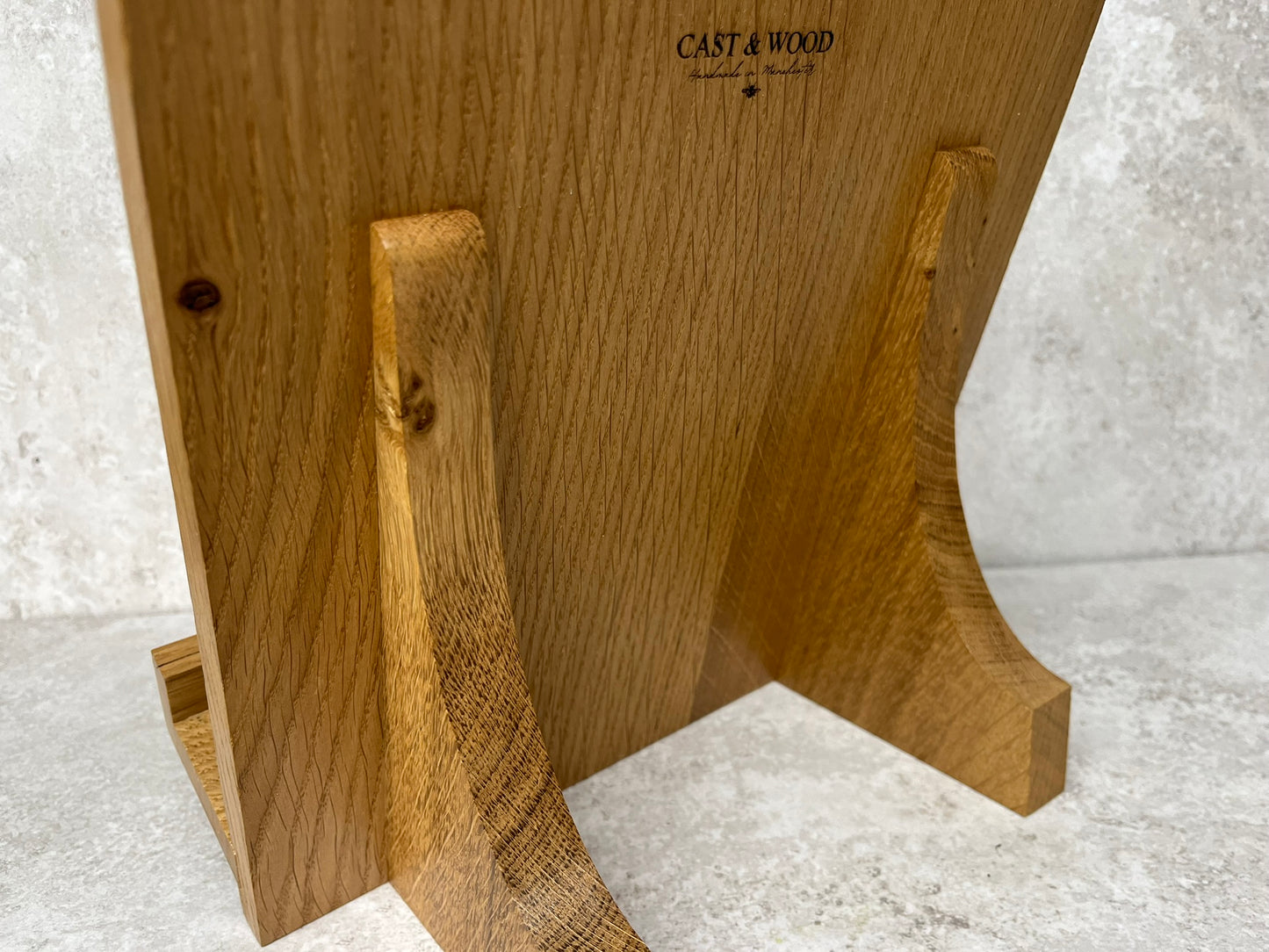 Solid Oak Cookbook Stand