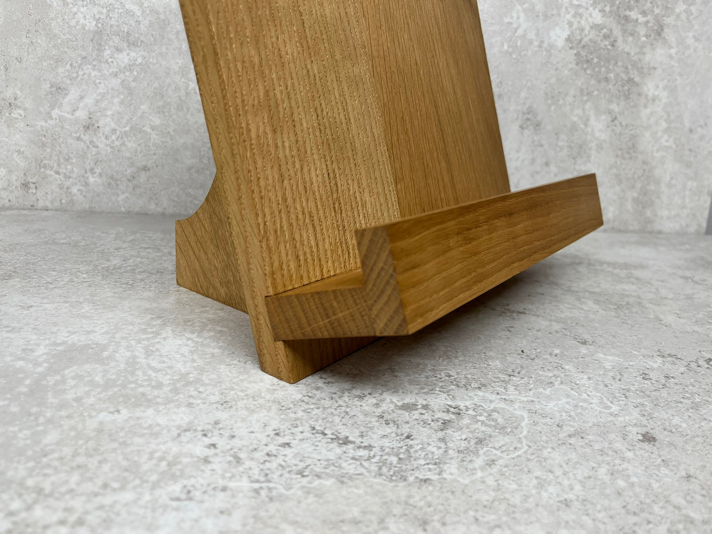 Solid Oak Cookbook Stand