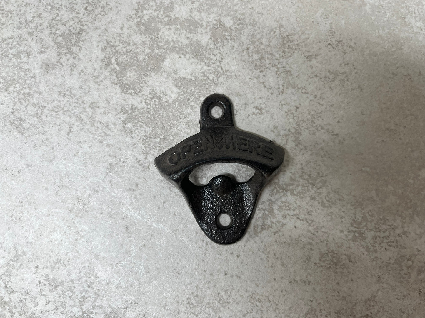 Open Here Bottle Opener