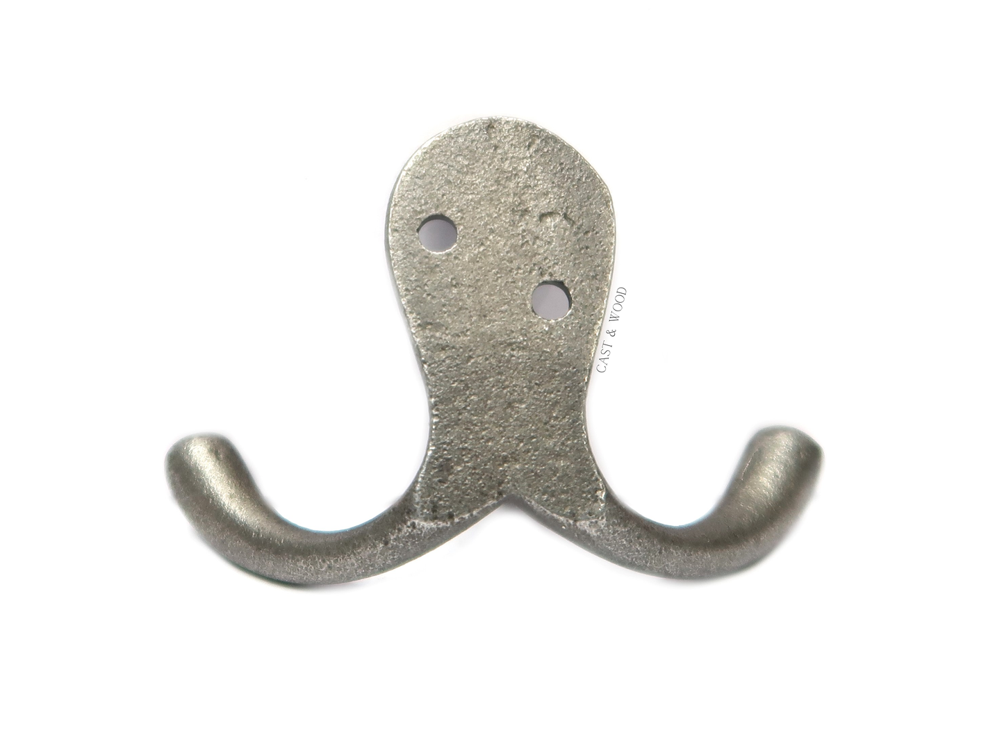 Double Robe Coat Hook Cast & Wood