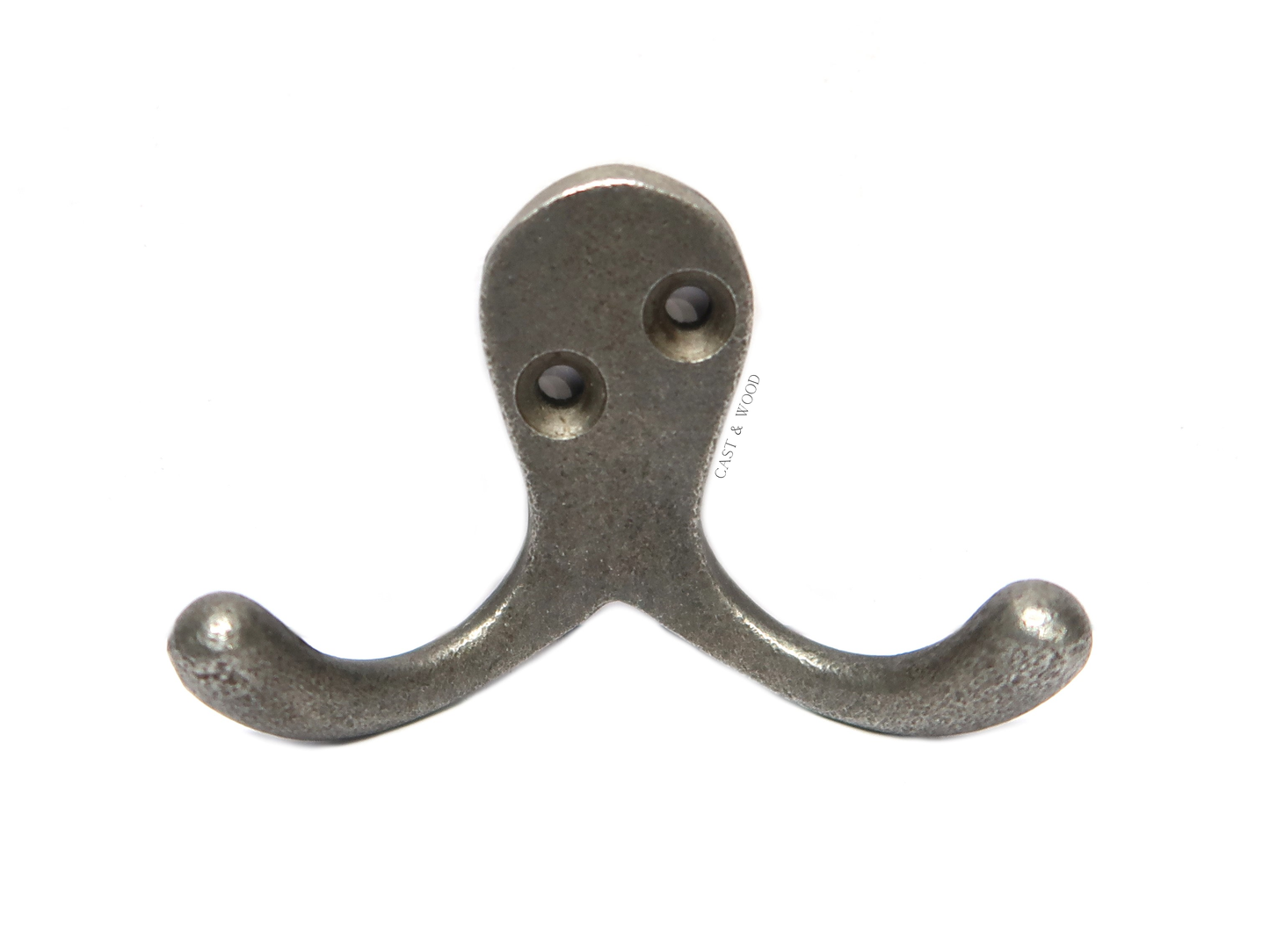 Double Robe Coat Hook Cast & Wood