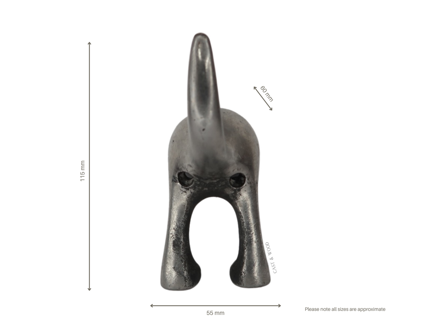 Dog Tail Coat Hook