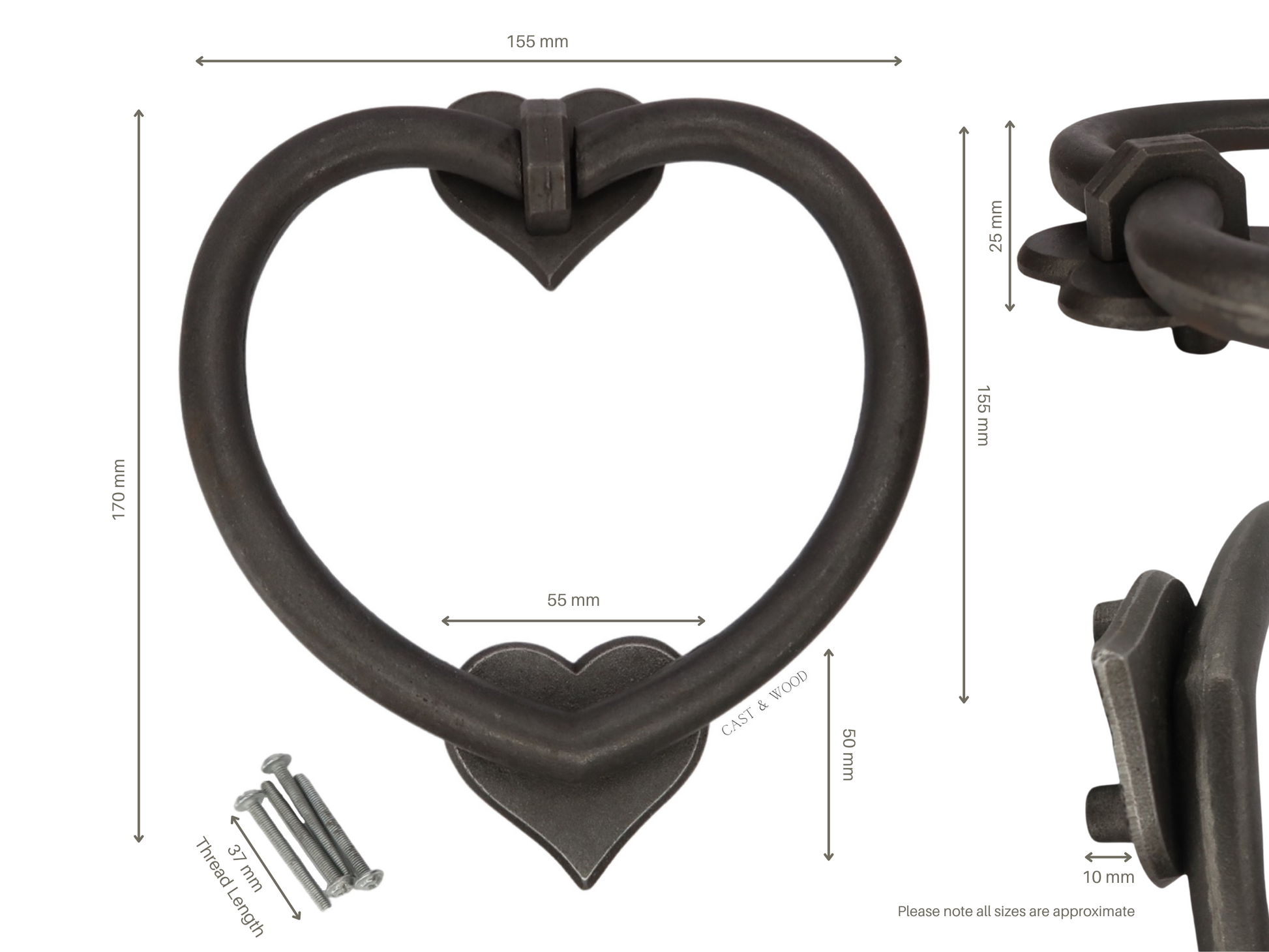 Heart Shaped Door Knocker