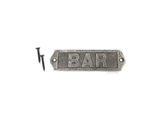 Bar Wall Plaque Sign