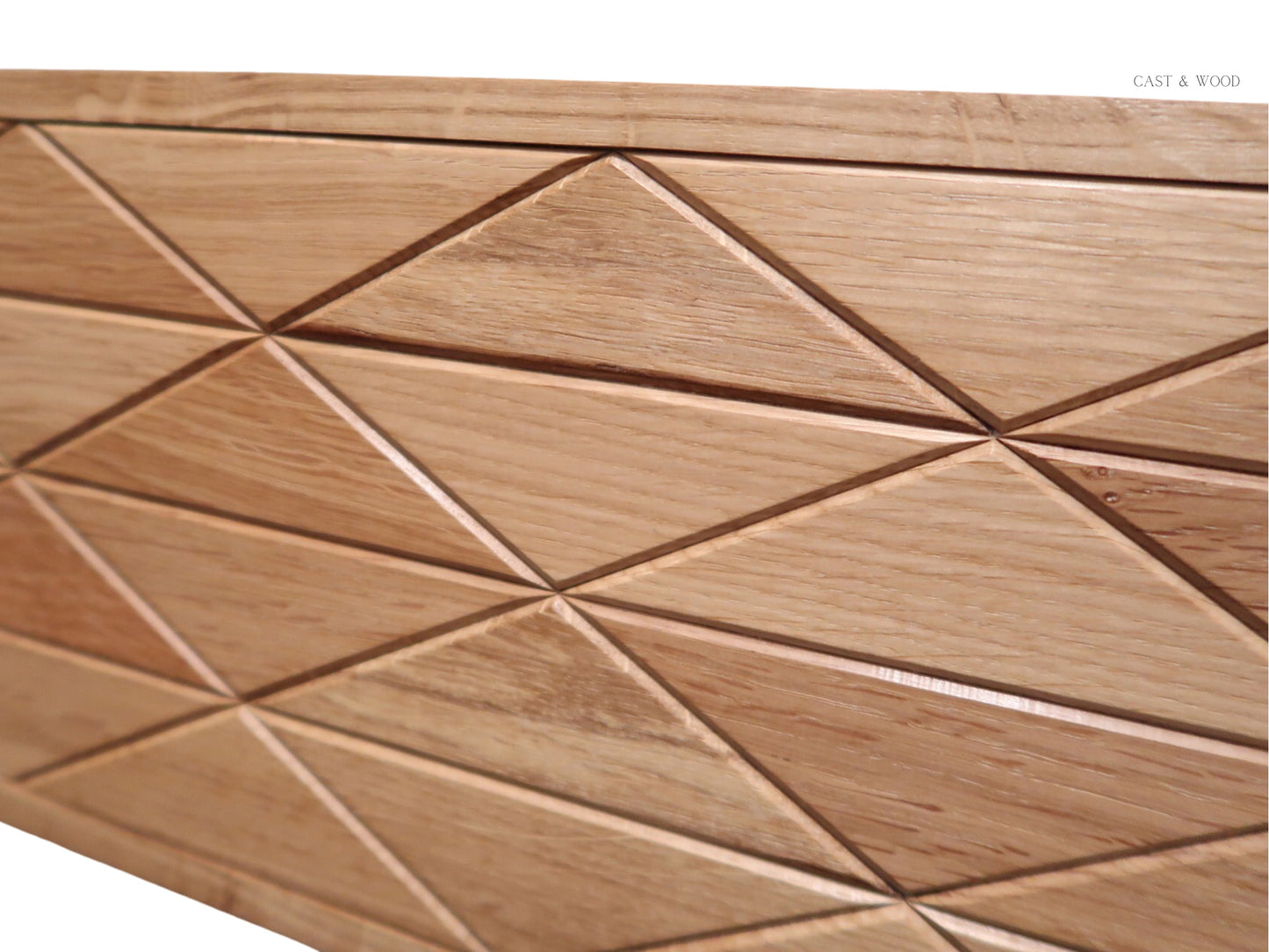 Handmade Oak Wall Art - 45cm x 17cm