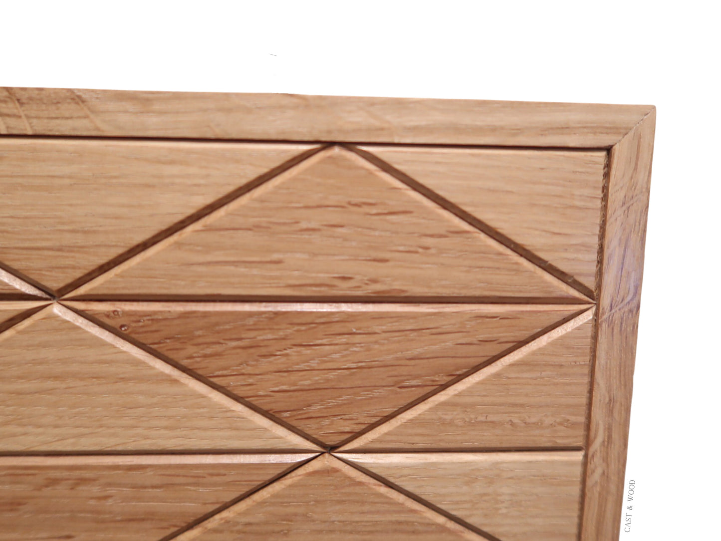 Handmade Oak Wall Art - 45cm x 17cm
