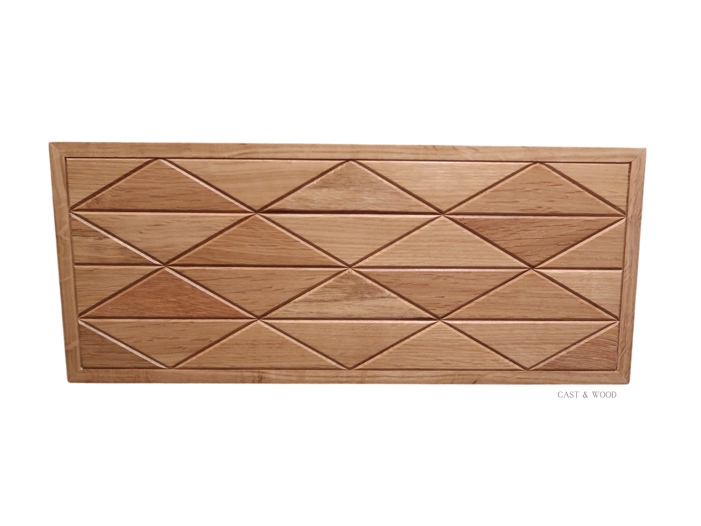Handmade Oak Wall Art - 45cm x 17cm