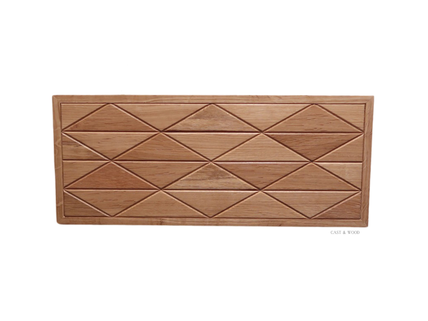Handmade Oak Wall Art - 45cm x 17cm