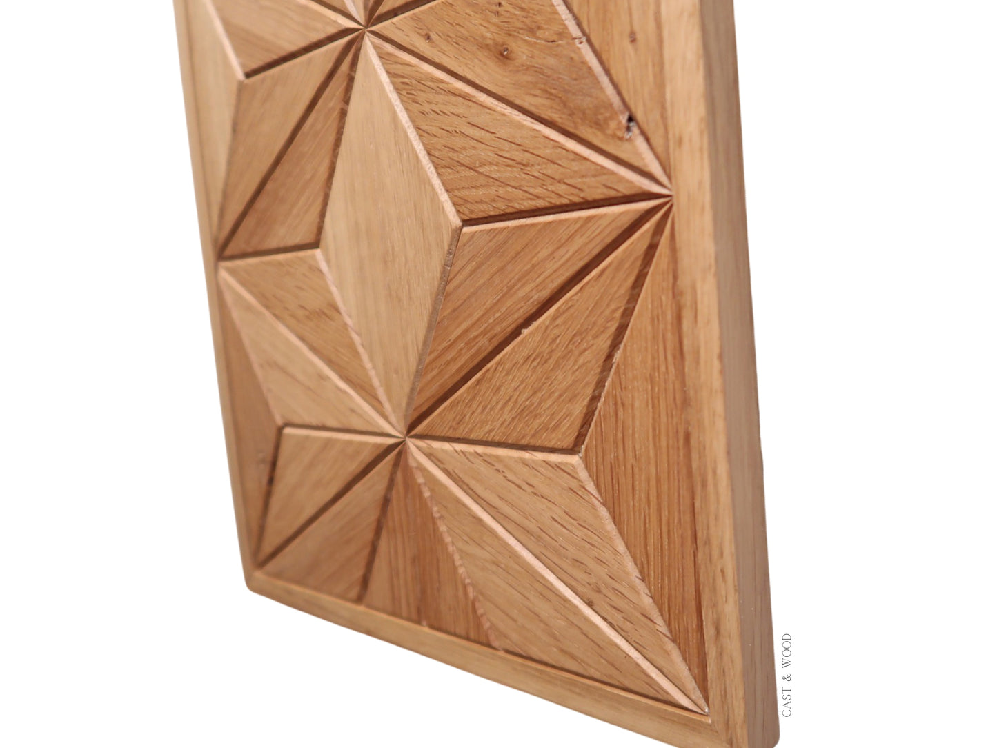 Handmade Oak Wall Art - 27cm x 31cm