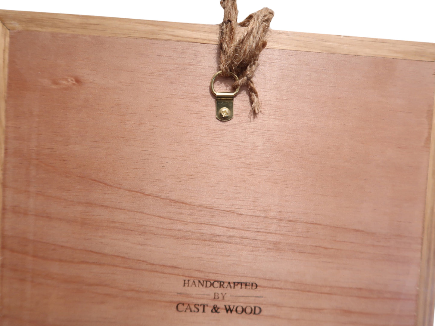 Handmade Oak Wall Art - 27cm x 31cm