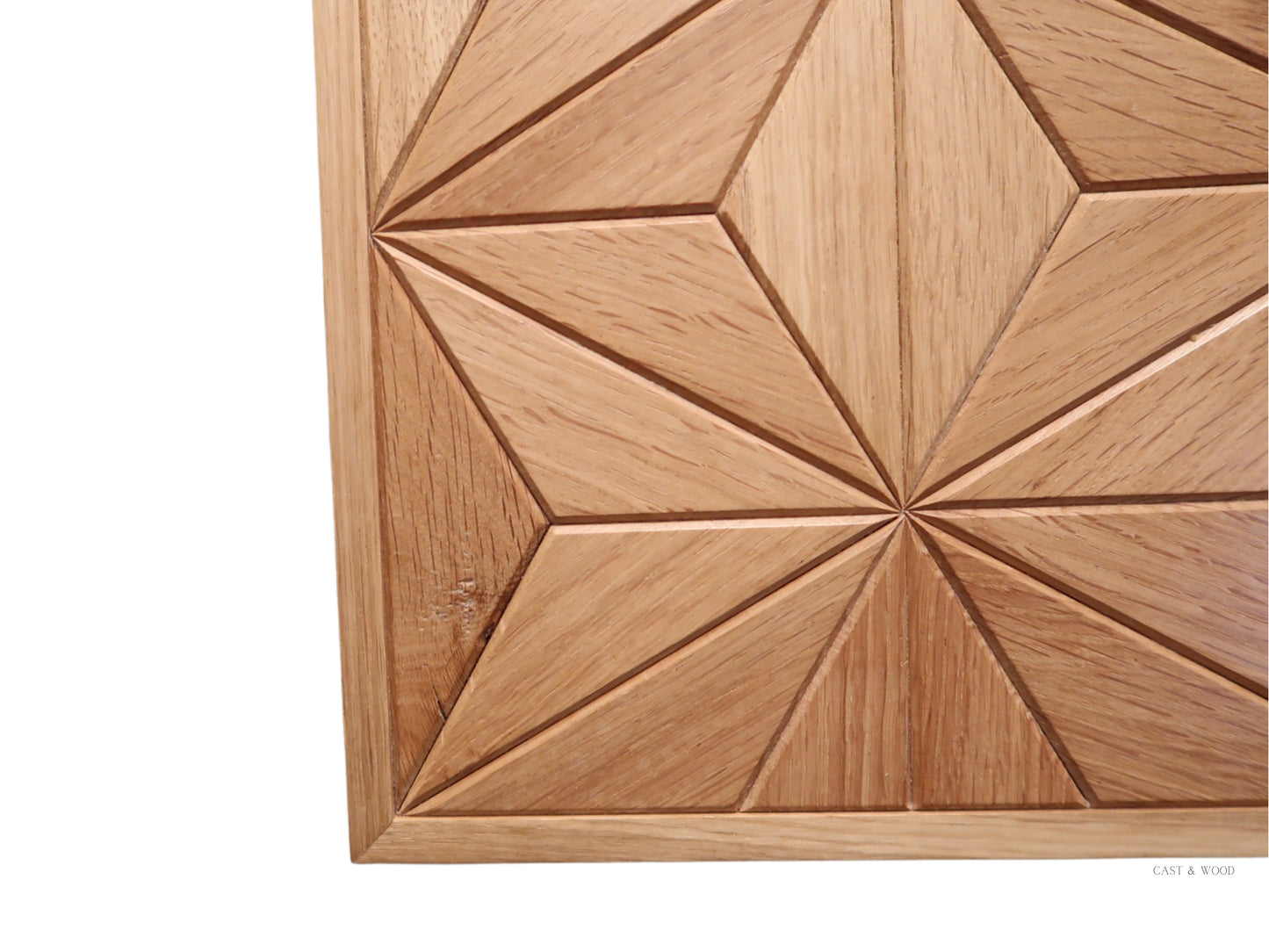 Handmade Oak Wall Art - 27cm x 31cm