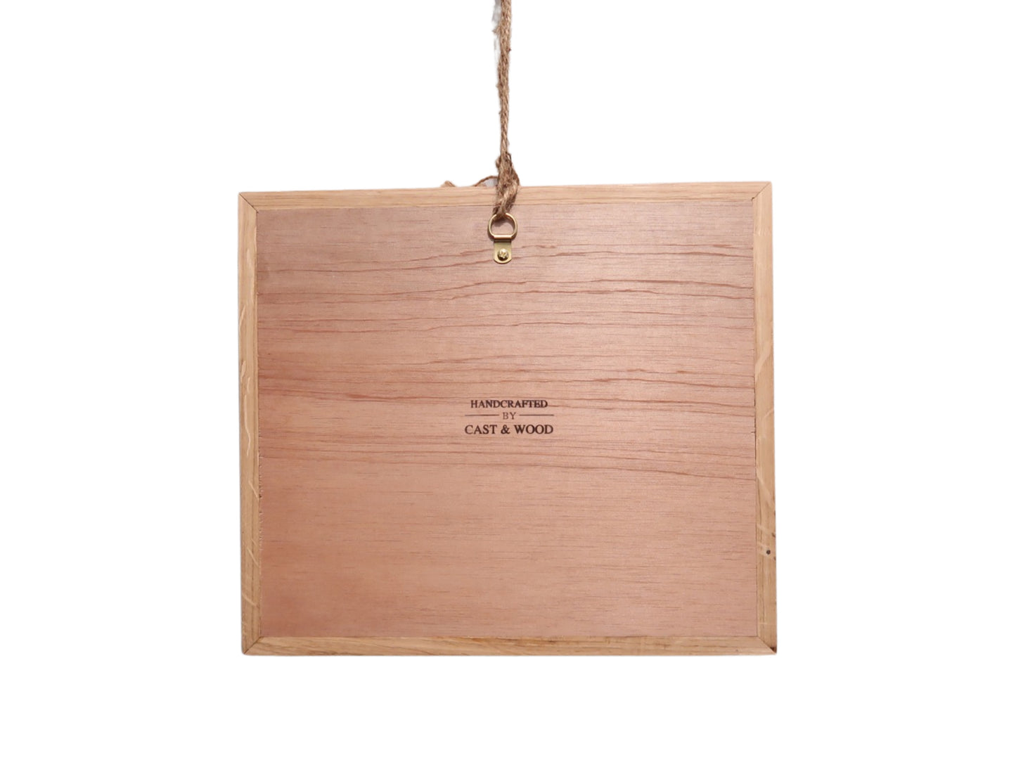Handmade Hardwood Star Wall Art - 31cm x 27cm