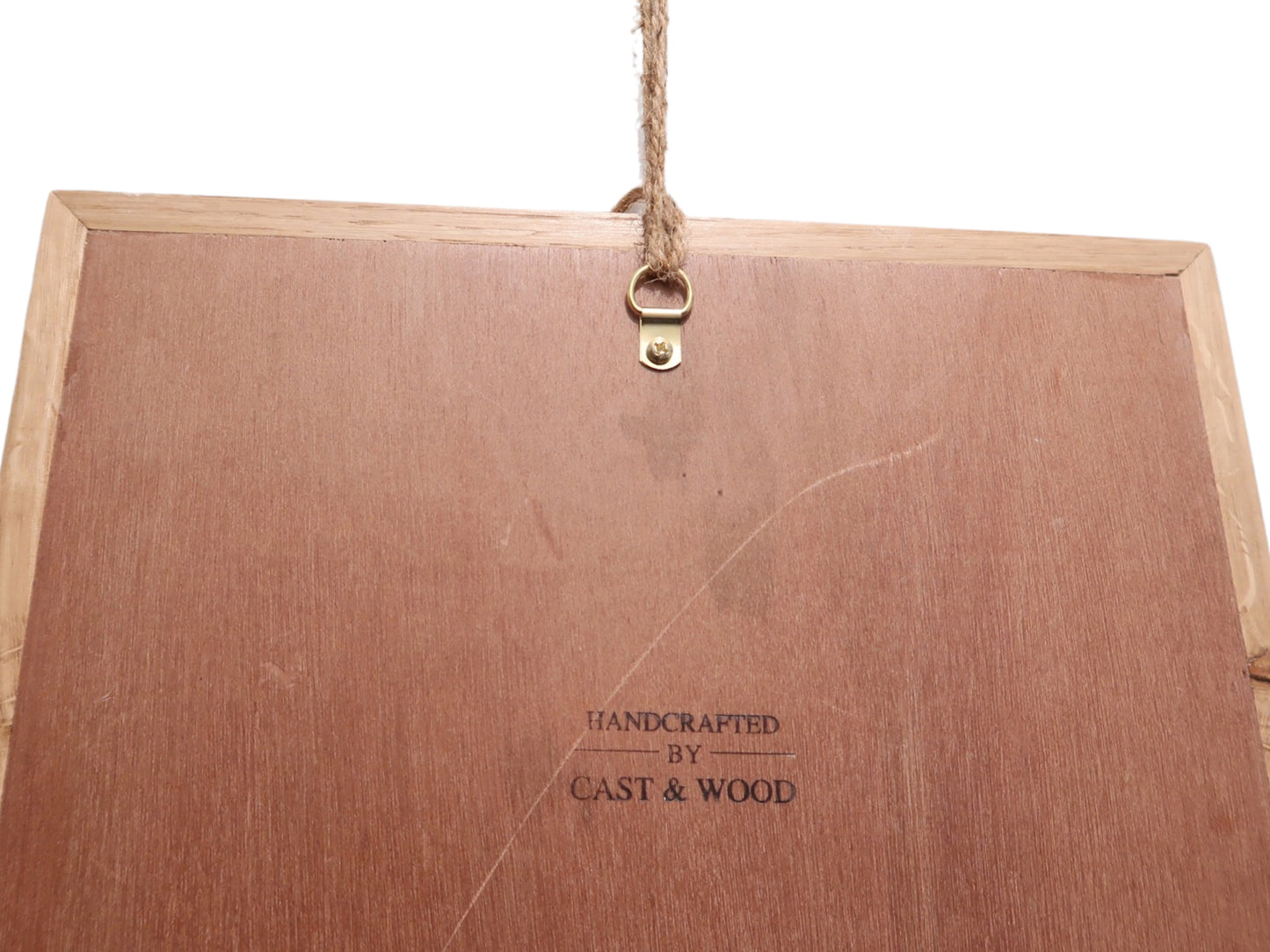 Handmade Oak Star Wall Art - 31cm x 27cm