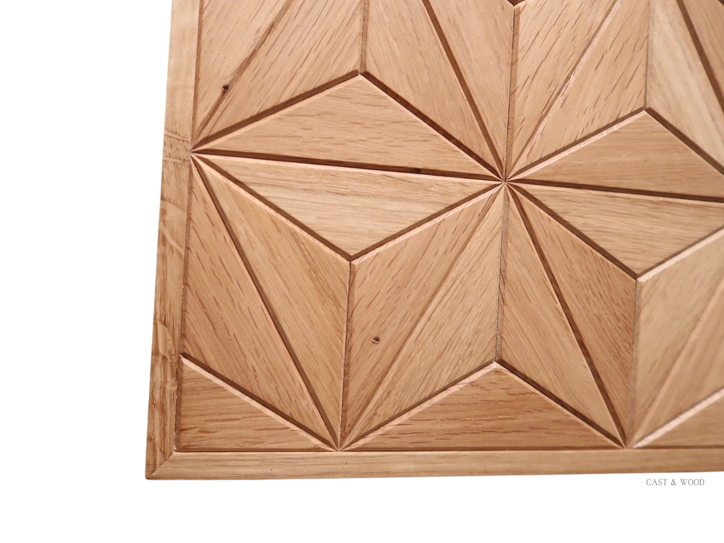 Handmade Oak Star Wall Art - 31cm x 27cm