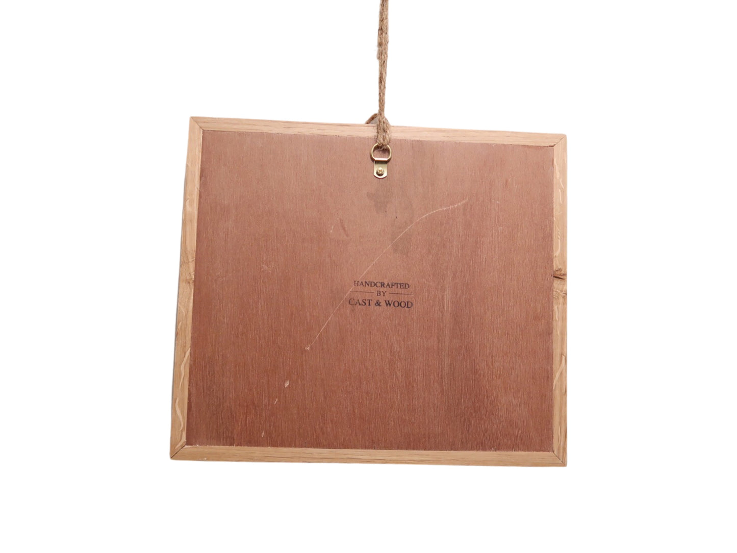 Handmade Oak Star Wall Art - 31cm x 27cm