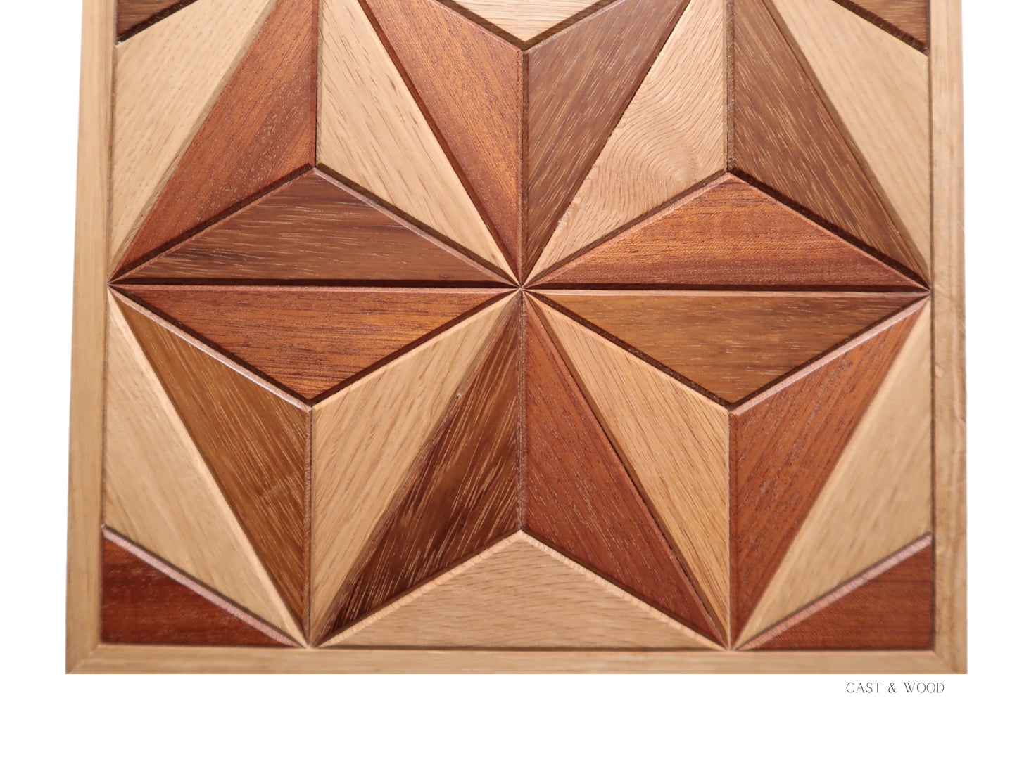 Handmade Hardwood Wall Art - 31cm x 27cm