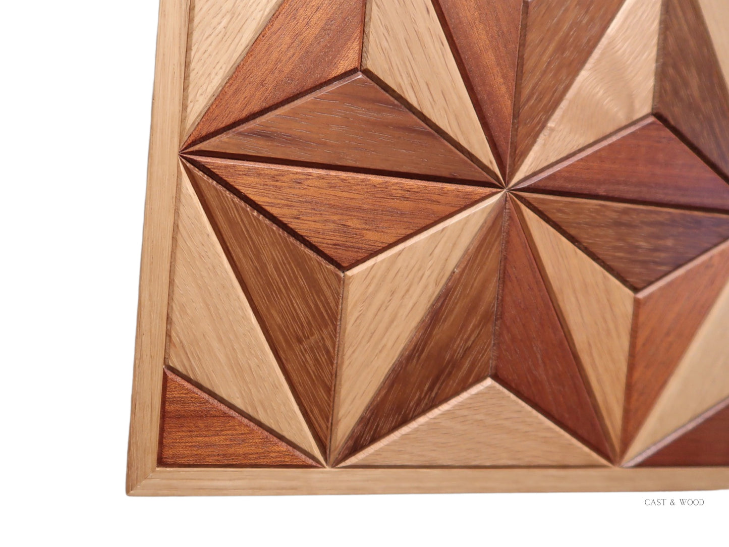 Handmade Hardwood Wall Art - 31cm x 27cm