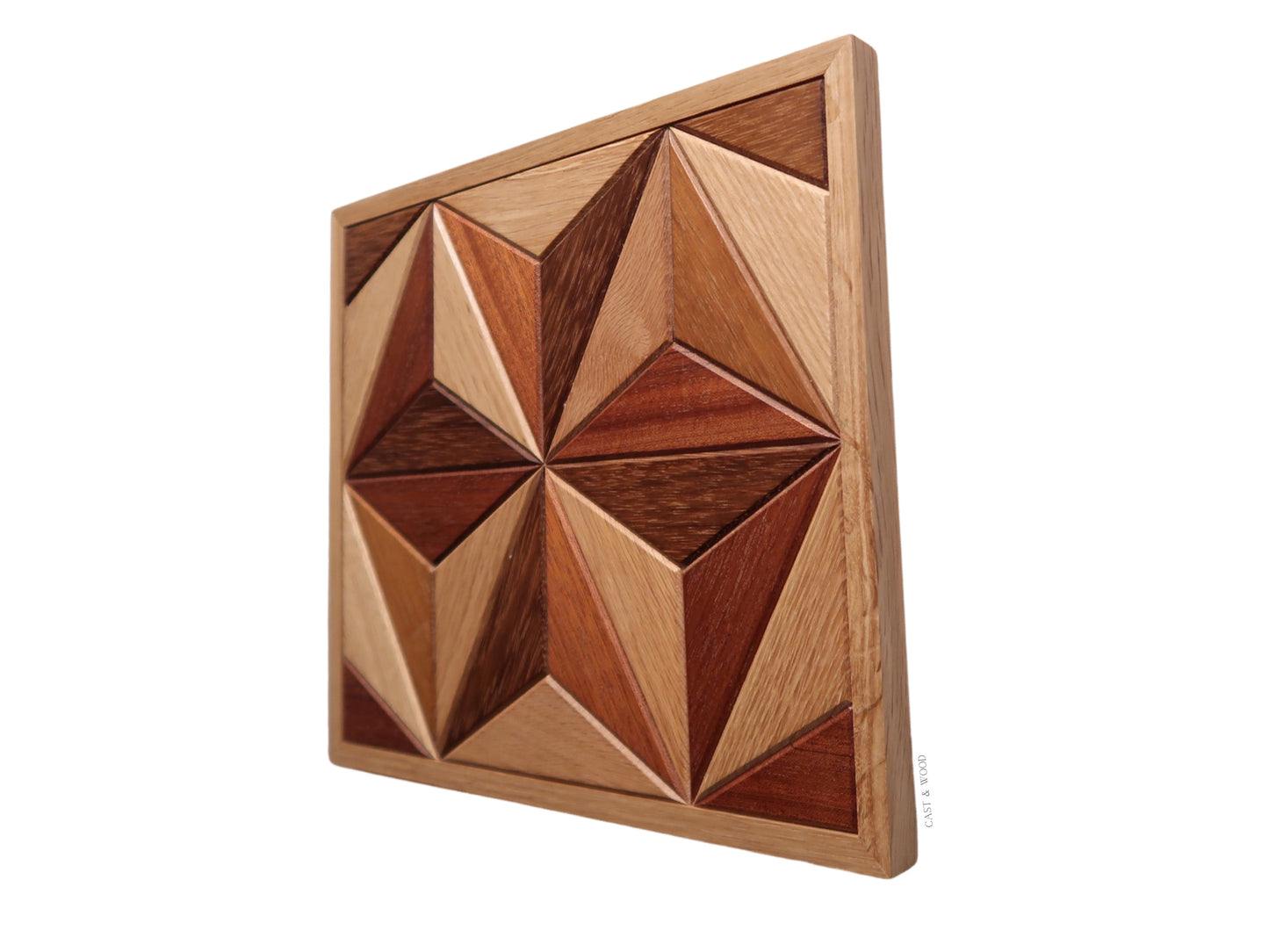 Handmade Hardwood Wall Art - 31cm x 27cm