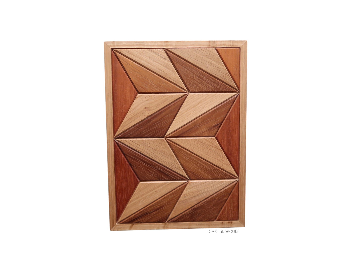 Handmade Hardwood Wall Art - 23cm x 31cm