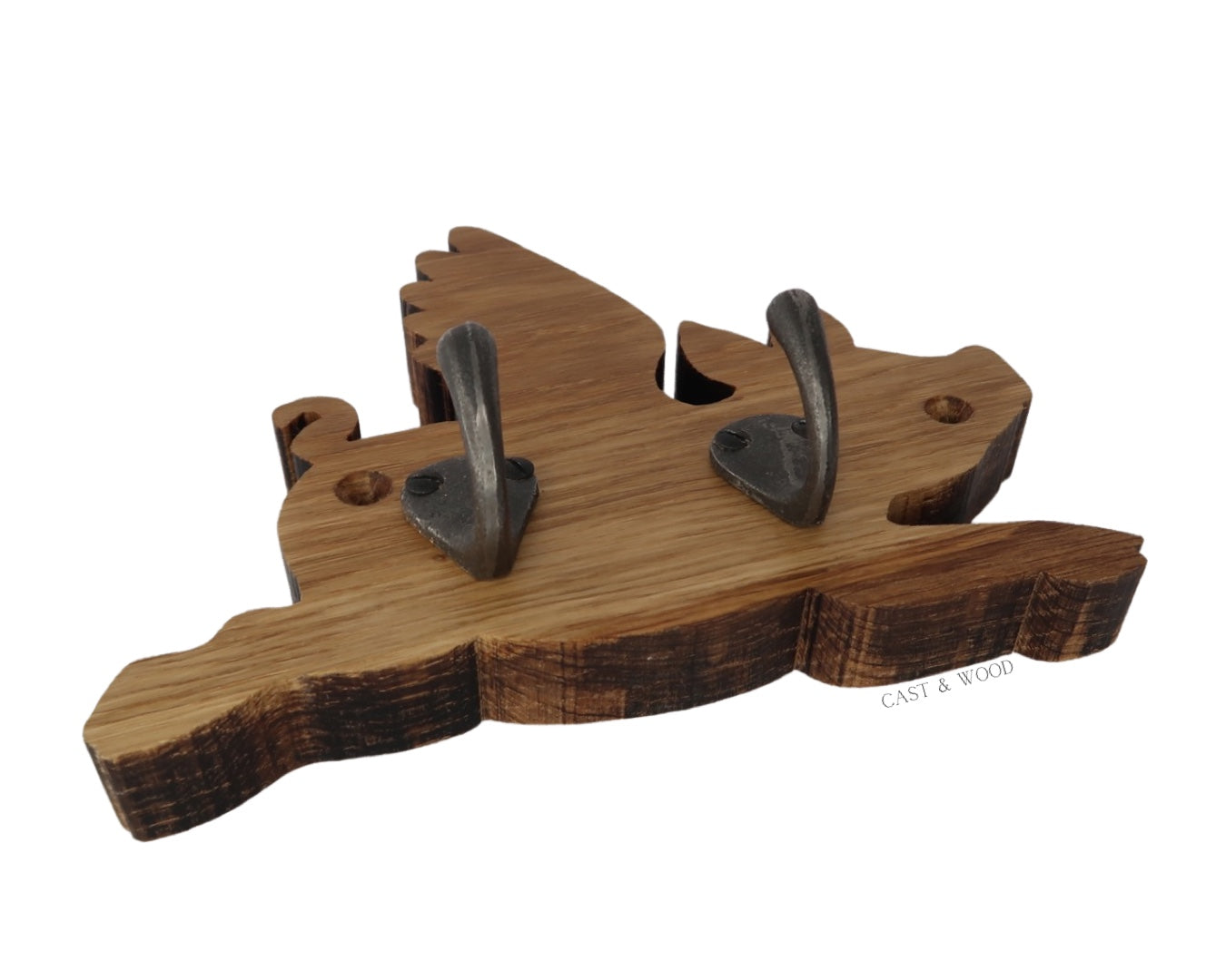 Flying Pig Mounted Coat Hook