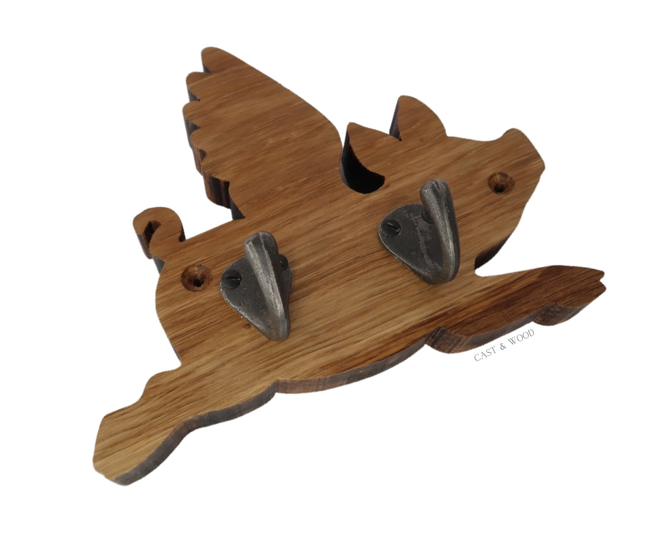 Flying Pig Mounted Coat Hook