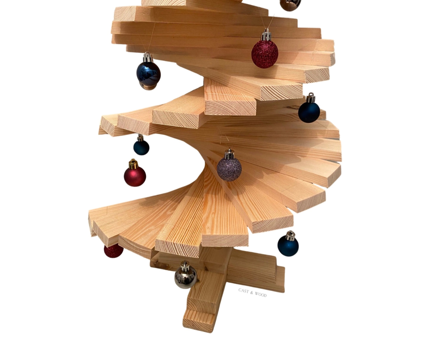 Large Wooden Christmas Tree - 100cm