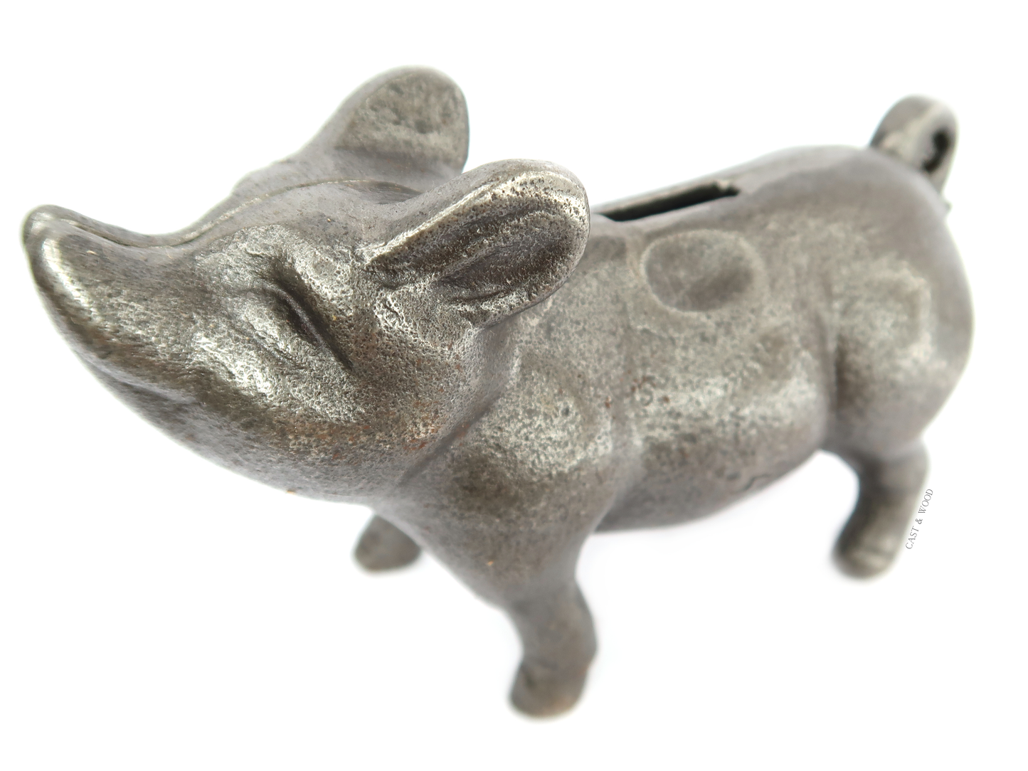 Piggy Bank Money Box Cast & Wood