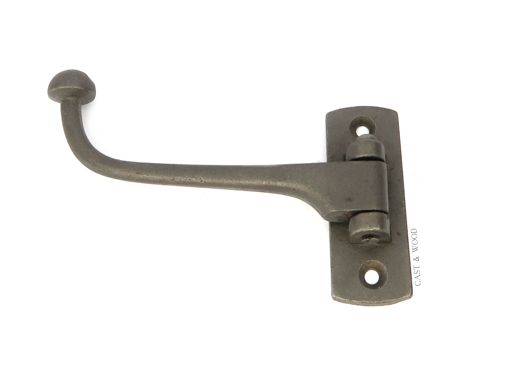 Swivel Wardrobe Coat Hook Cast & Wood