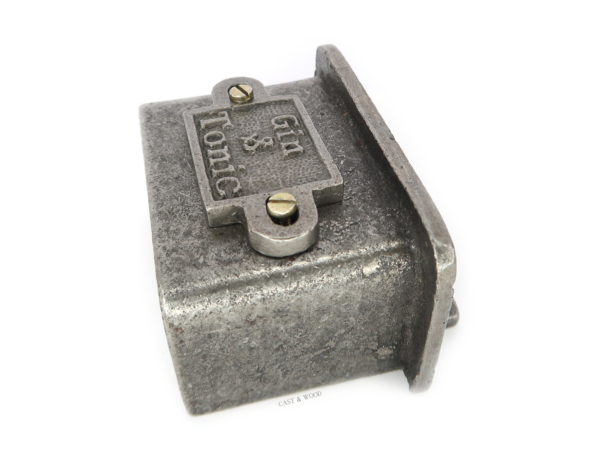 Gin & Tonic Bottle Cap Catcher Cast & Wood