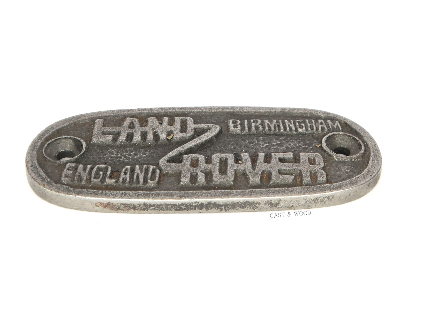 Land Rover Wall Plaque Sign Cast & Wood