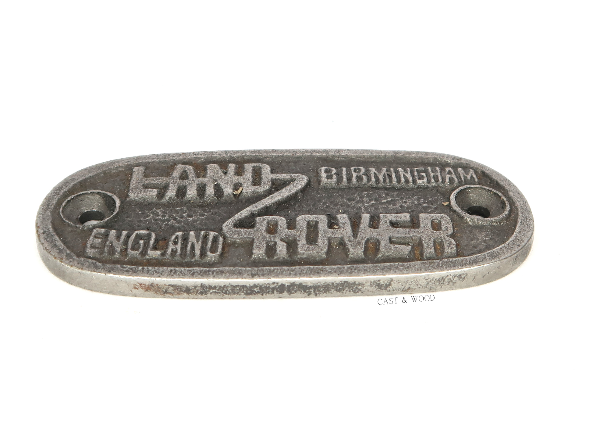 Land Rover Wall Plaque Sign Cast & Wood