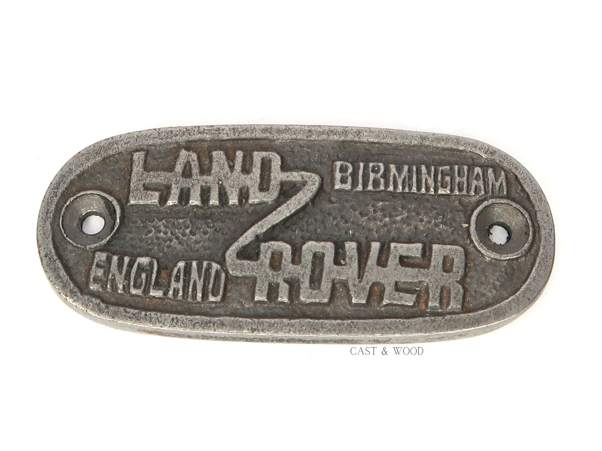 Land Rover Wall Plaque Sign Cast & Wood