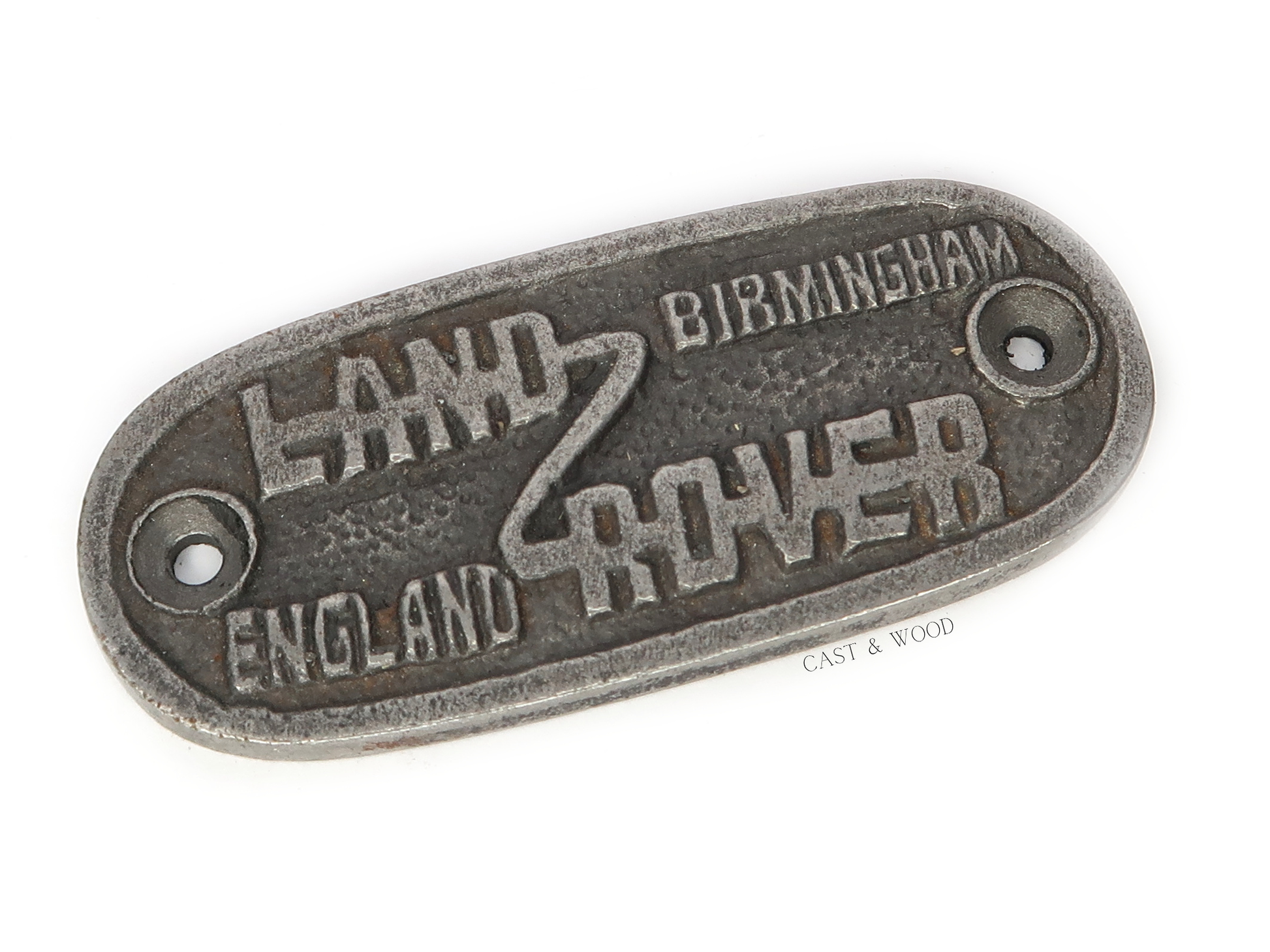 Land Rover Wall Plaque Sign Cast & Wood