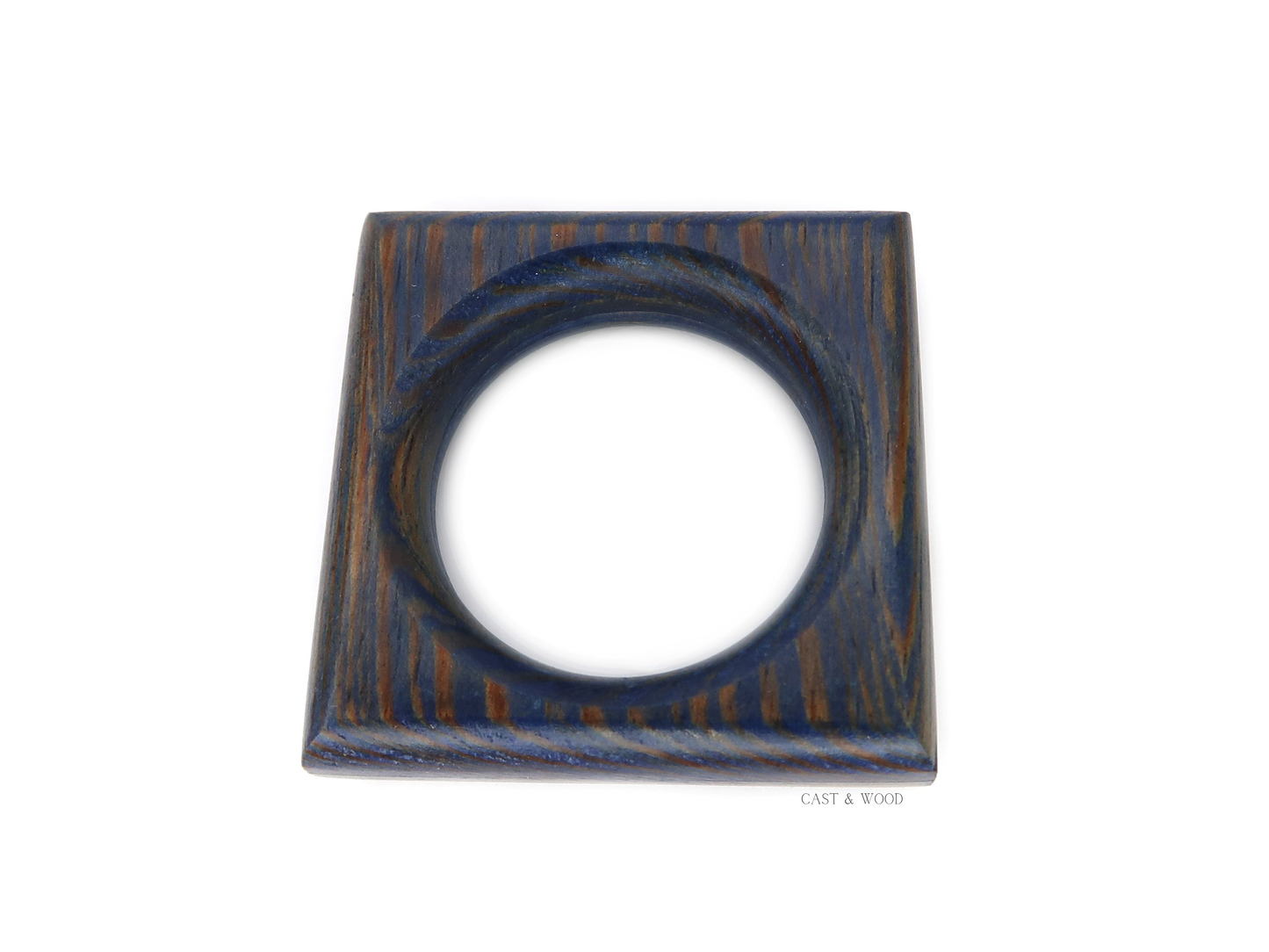 Napkin Rings - Navy Blue Cast & Wood