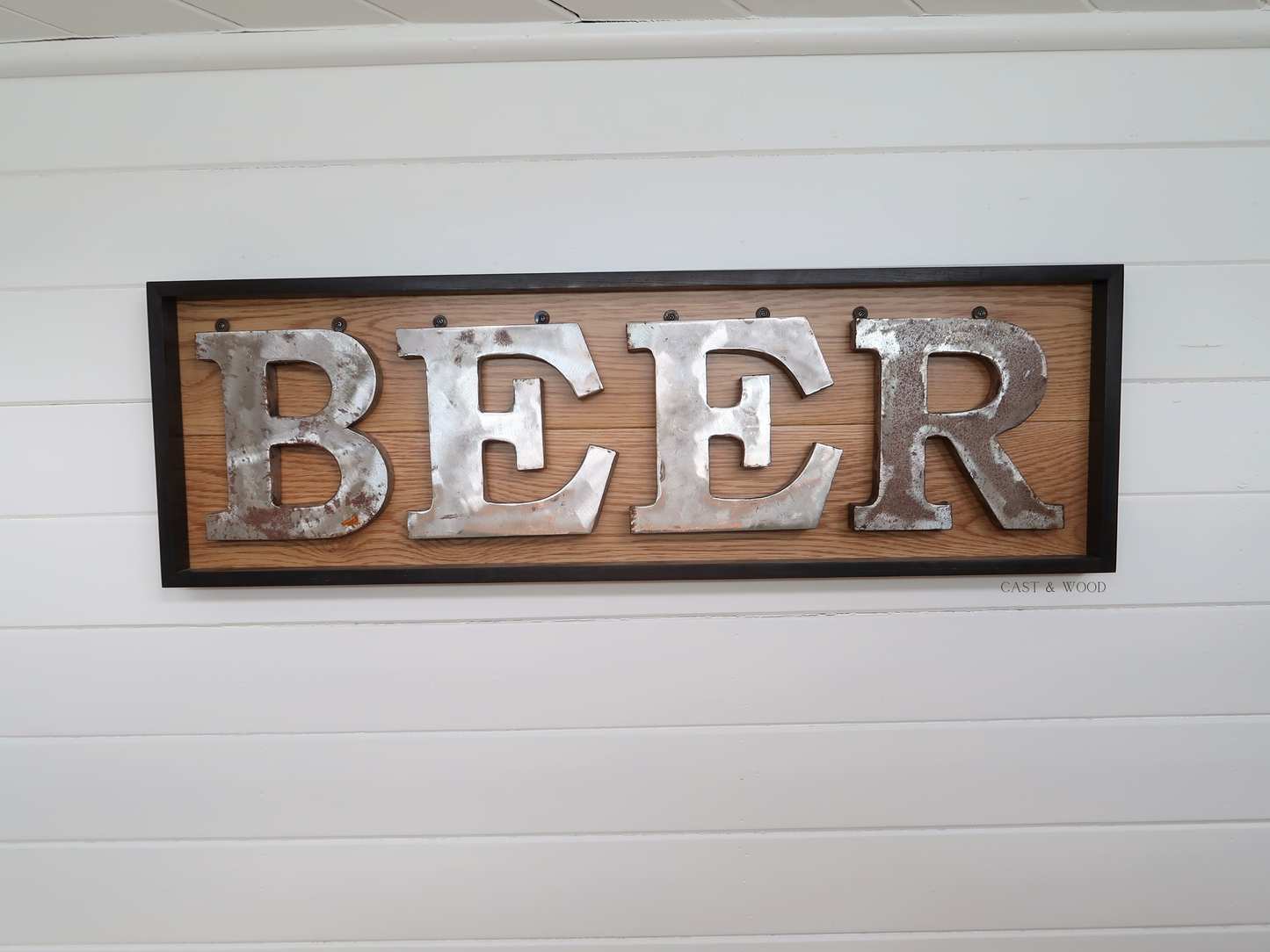 Handmade Beer Wall Sign