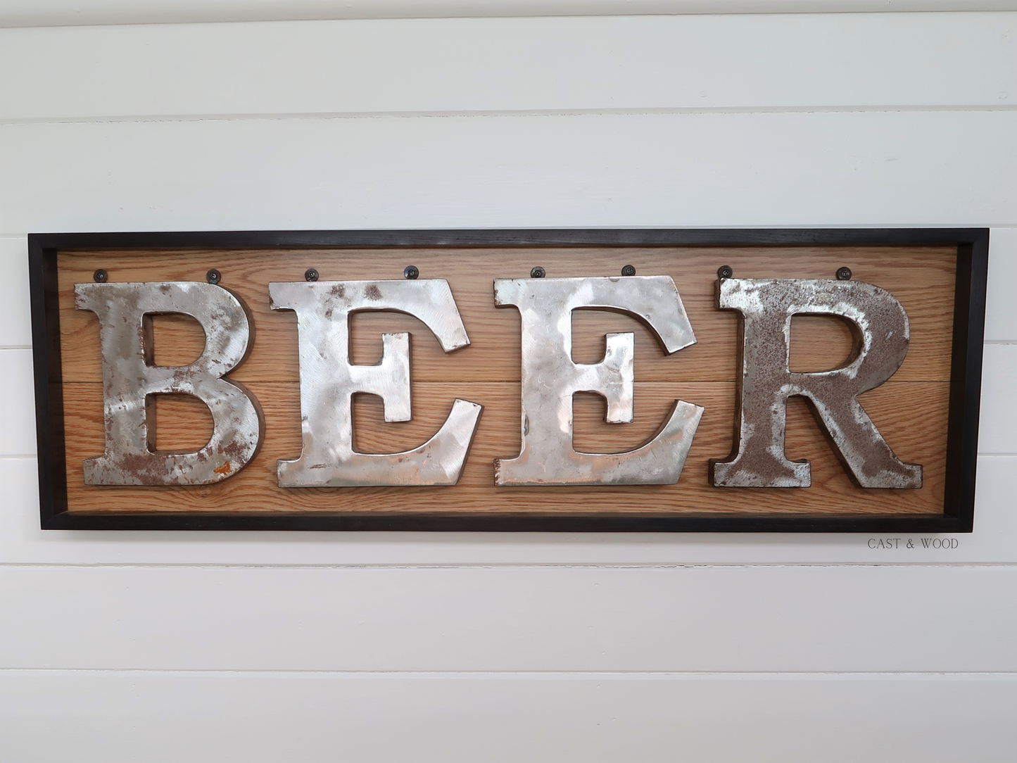 Handmade Beer Wall Sign