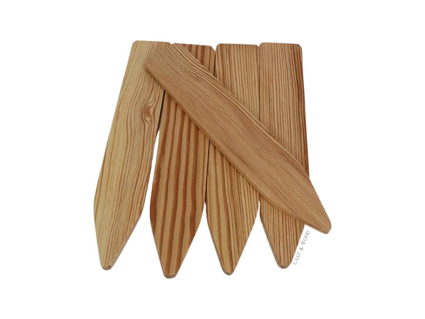 Large Pine Plant Markers - Set of 5