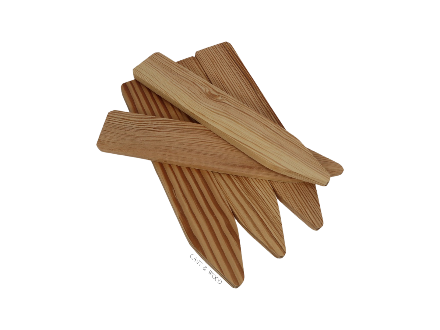 Large Pine Plant Markers - Set of 5