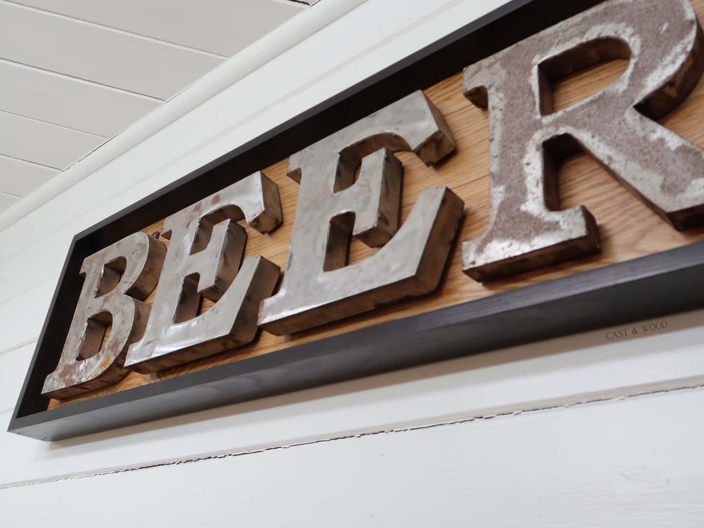 Handmade Beer Wall Sign
