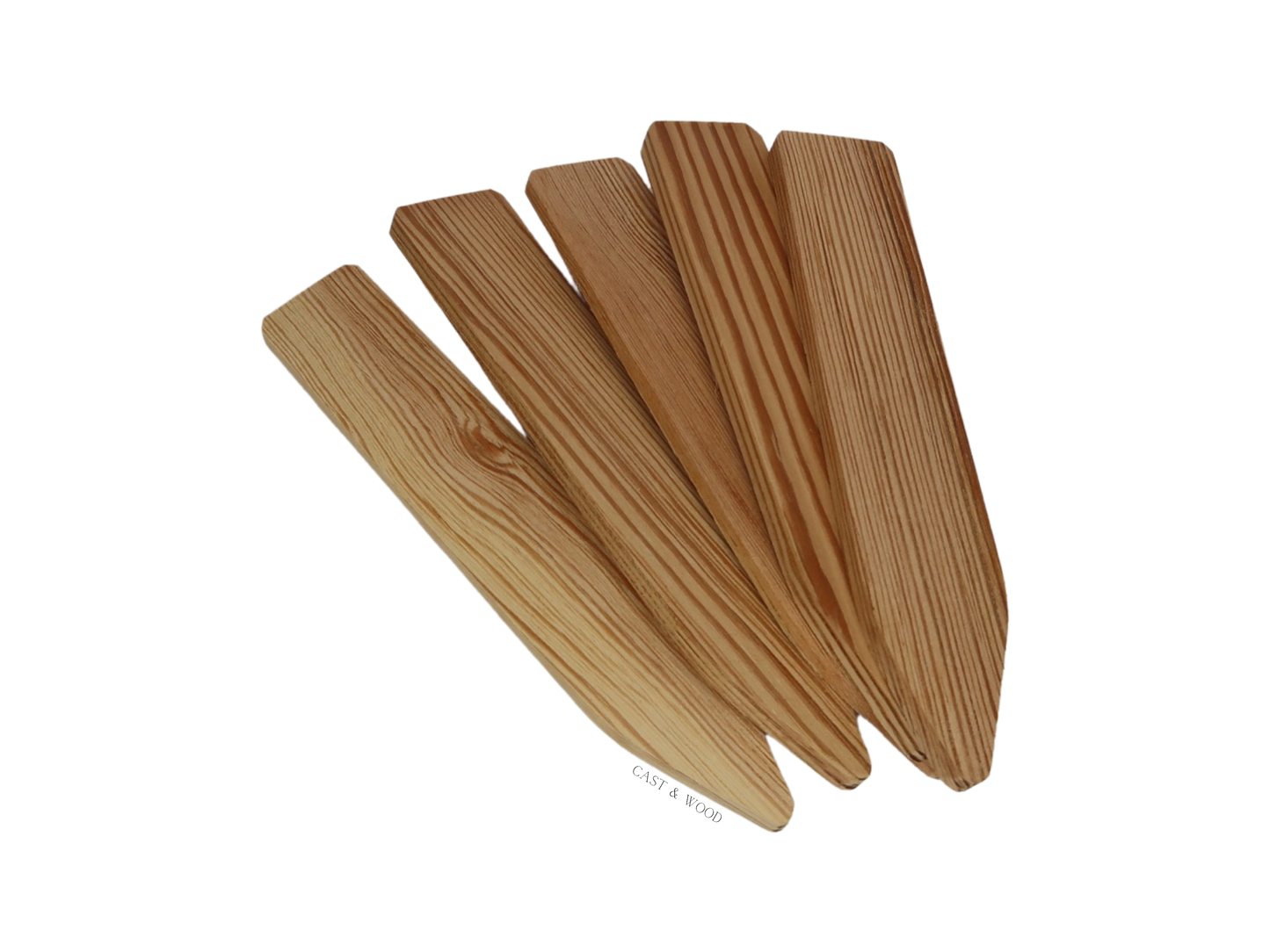Large Pine Plant Markers - Set of 5