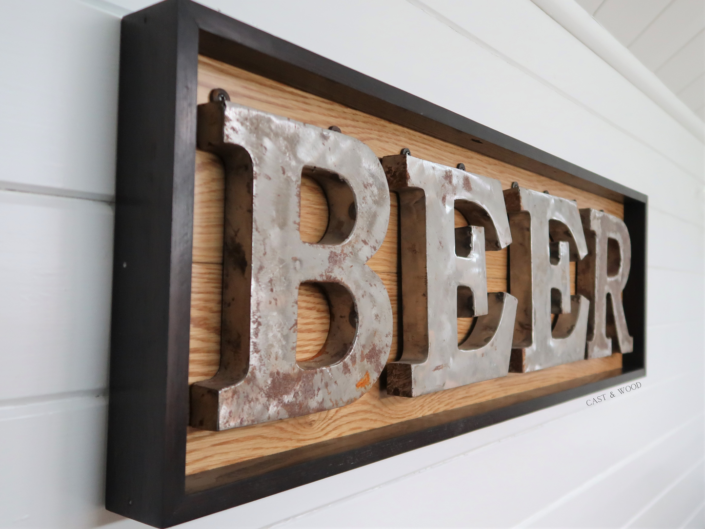 Handmade Beer Wall Sign